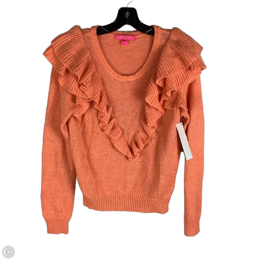 Sweater Designer By Lilly Pulitzer In Orange, Size: M