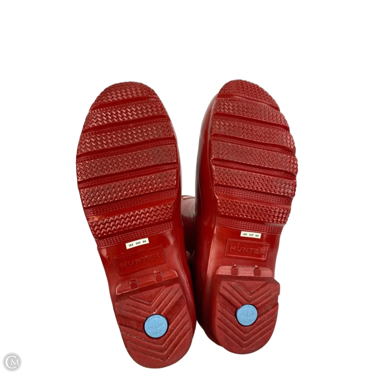 Boots Designer By Hunter In Red, Size: 6