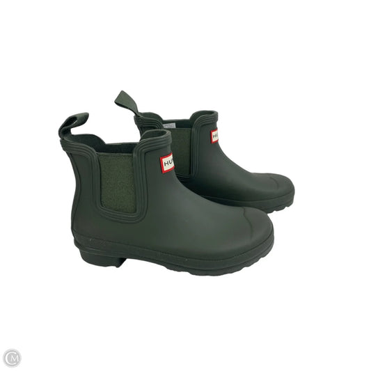 Boots Designer By Hunter In Green, Size: 6