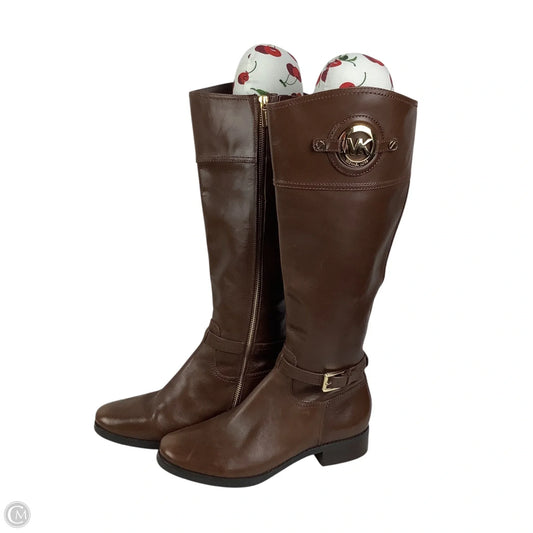 Boots Knee Flats By Michael By Michael Kors In Brown, Size: 8