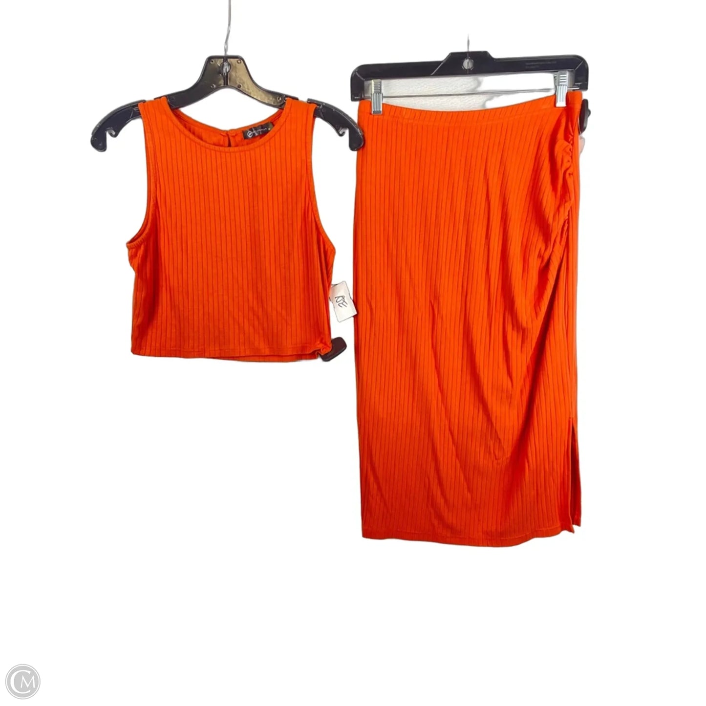 Skirt Set 2pc By Prettygarden In Orange, Size: M