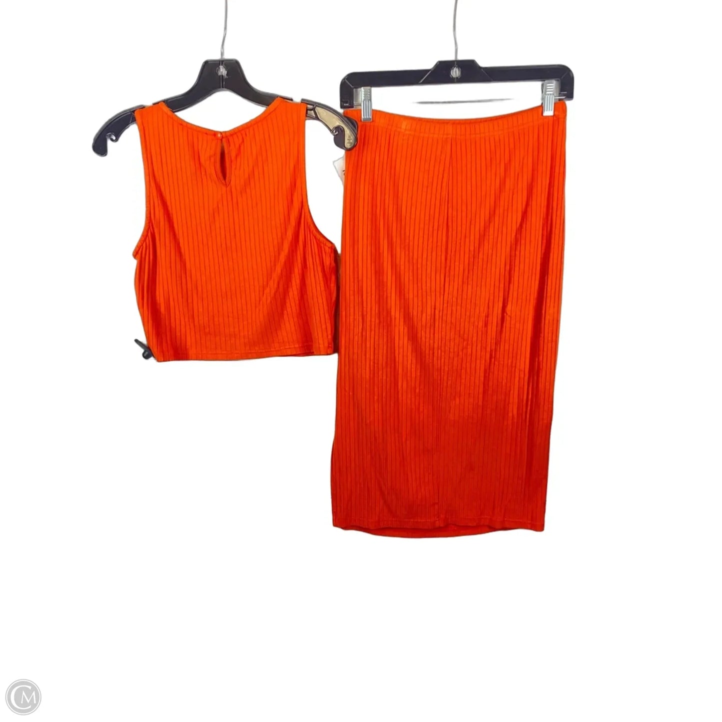 Skirt Set 2pc By Prettygarden In Orange, Size: M