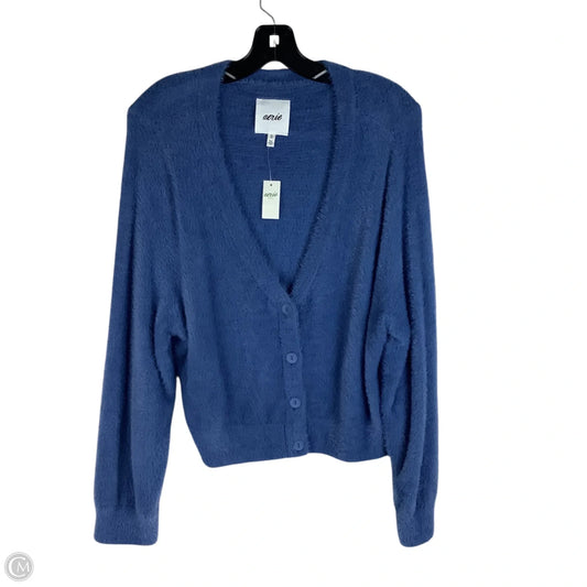 Sweater Cardigan By Aerie In Blue, Size: Xl