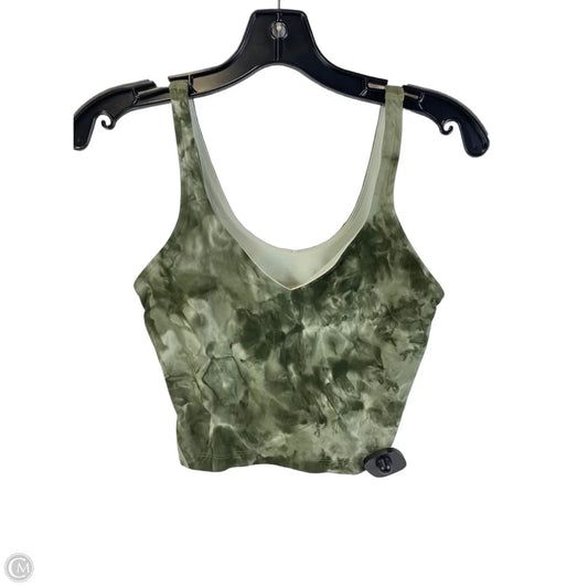 Athletic Bra By Lululemon In Green, Size: 4
