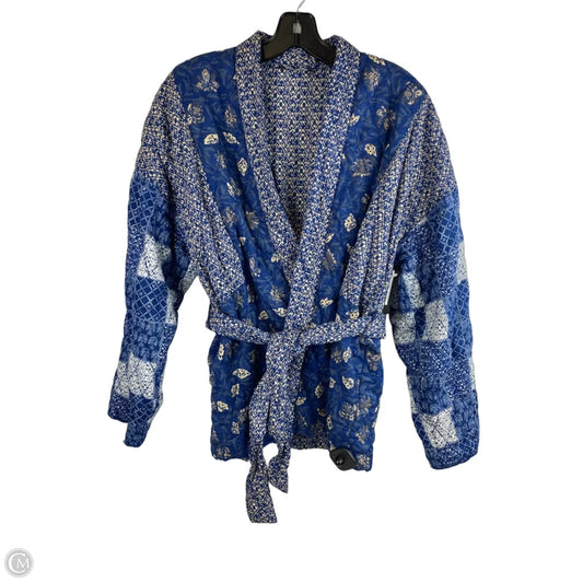 Jacket Puffer & Quilted By Lucky Brand In Blue, Size: Osfm