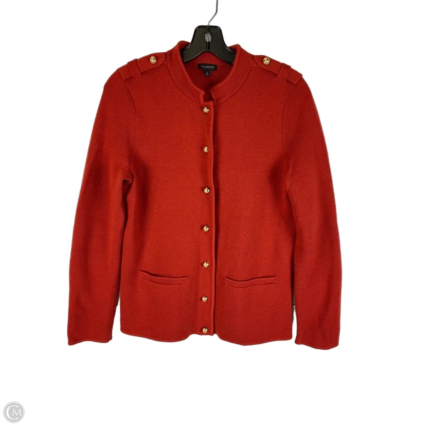 Cardigan By Talbots In Orange, Size: S