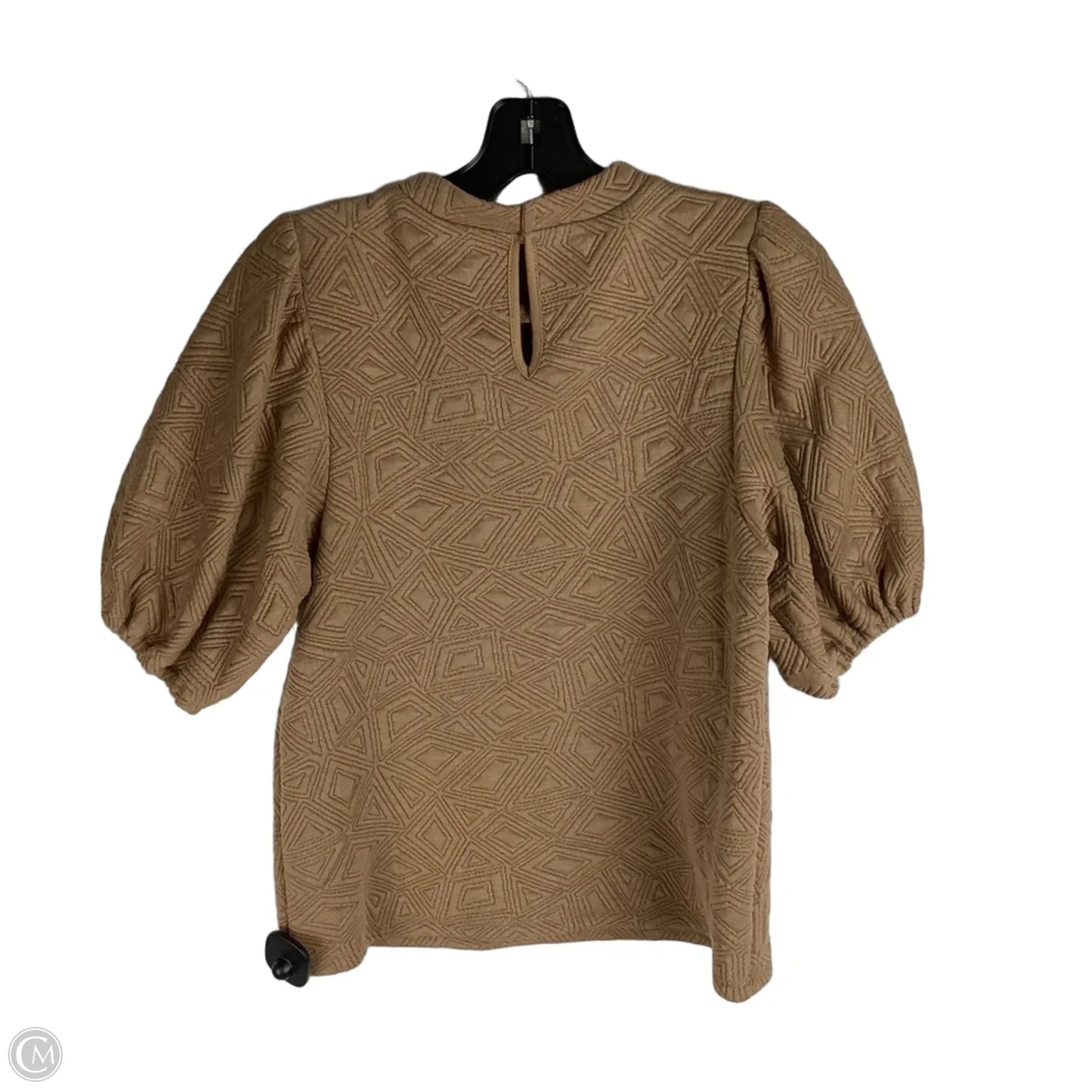 Top Short Sleeve By Thml In Brown, Size: Xs