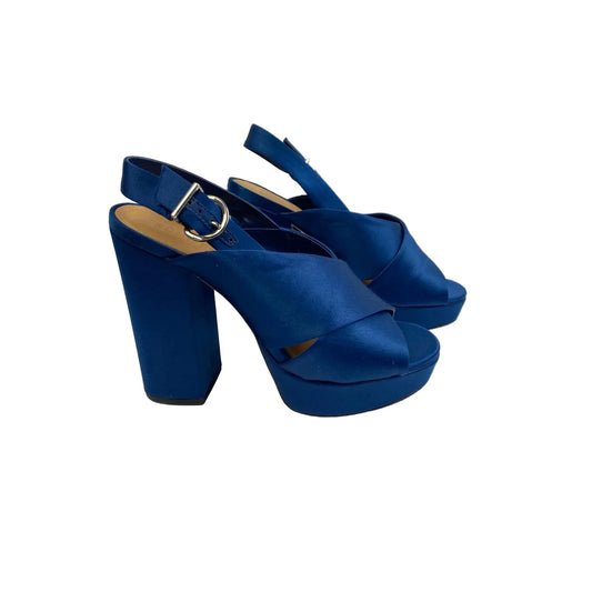Shoes Heels Block By Schutz In Blue, Size: 8.5