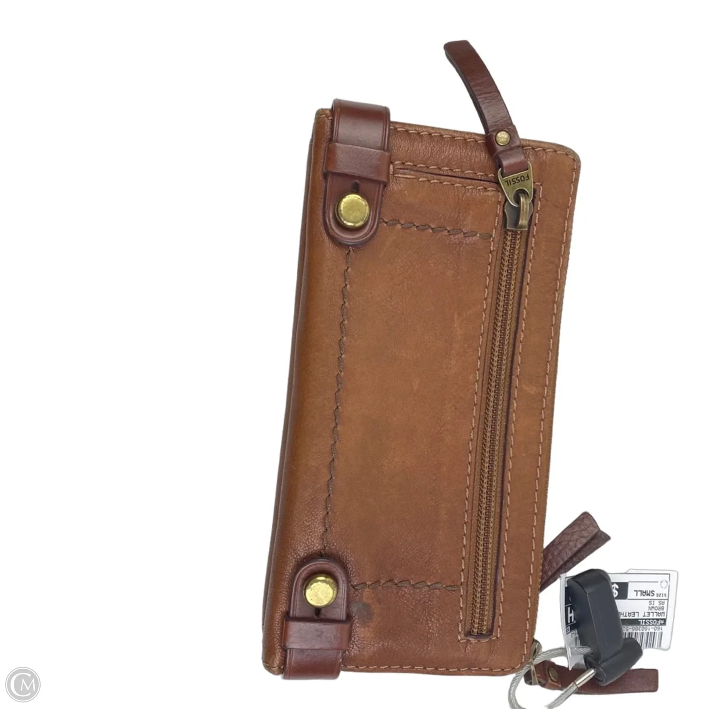 Wallet Leather By Fossil, Size: Small