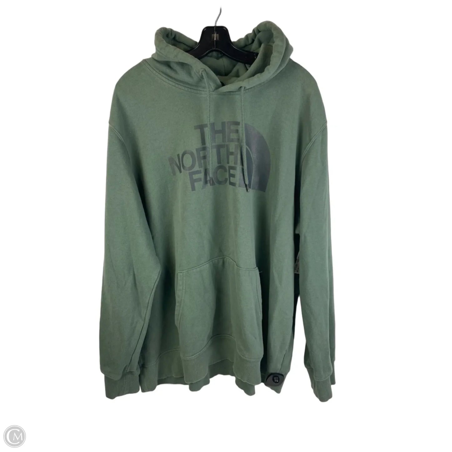 Sweatshirt Hoodie By The North Face In Green, Size: Xxl