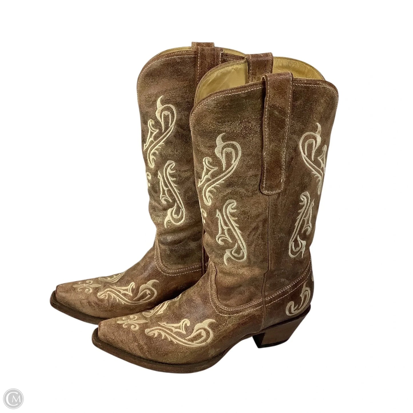 Boots Western By Cmc In Brown, Size: 9