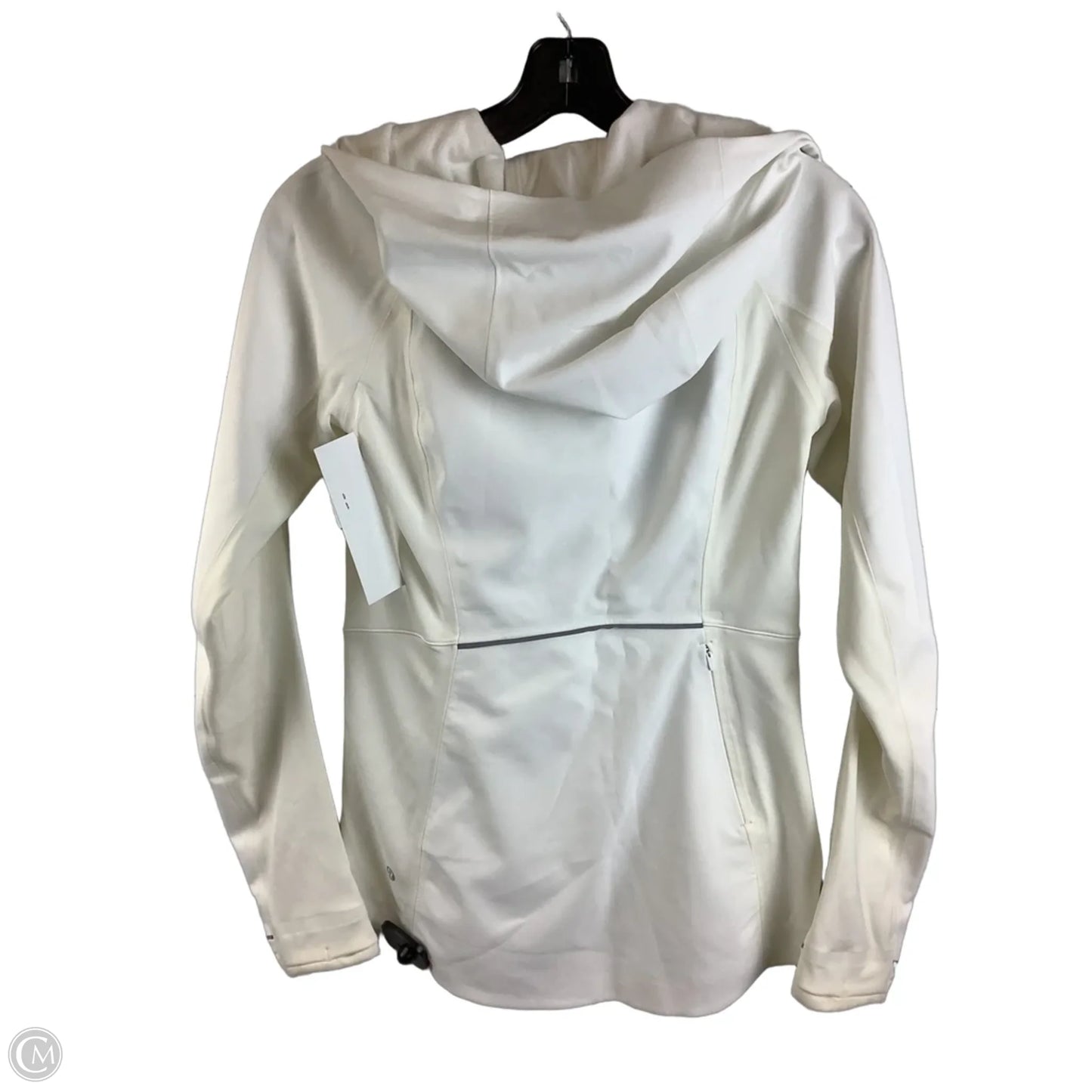 Athletic Jacket By Lululemon In White, Size: 6