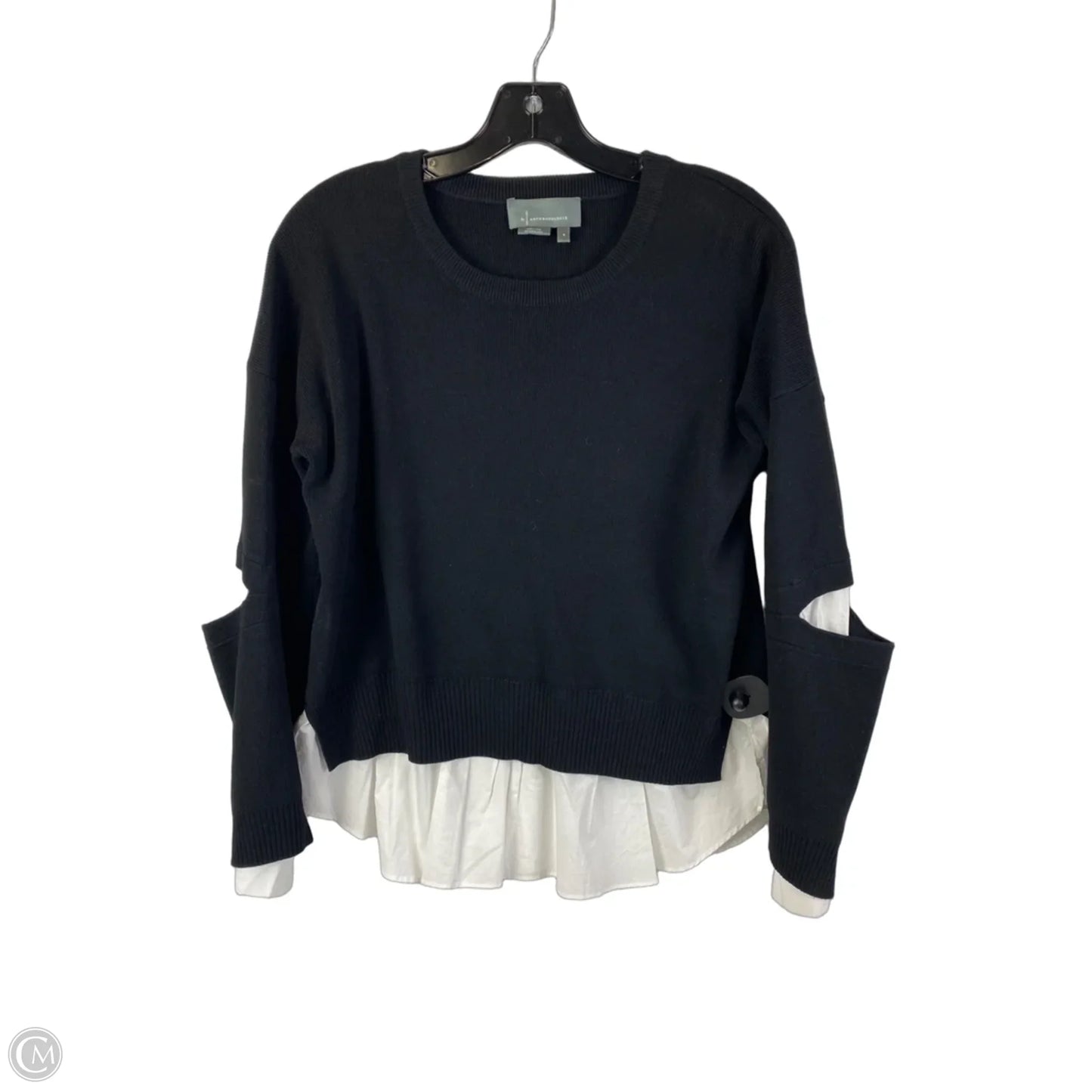 Sweater By Anthropologie In Black, Size: S