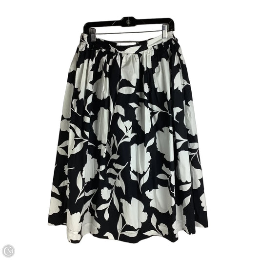 Skirt Designer By Kate Spade for Target In Black & White, Size: M