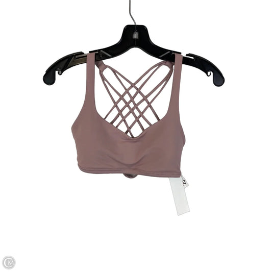 Athletic Bra By Lululemon In Pink, Size: 4