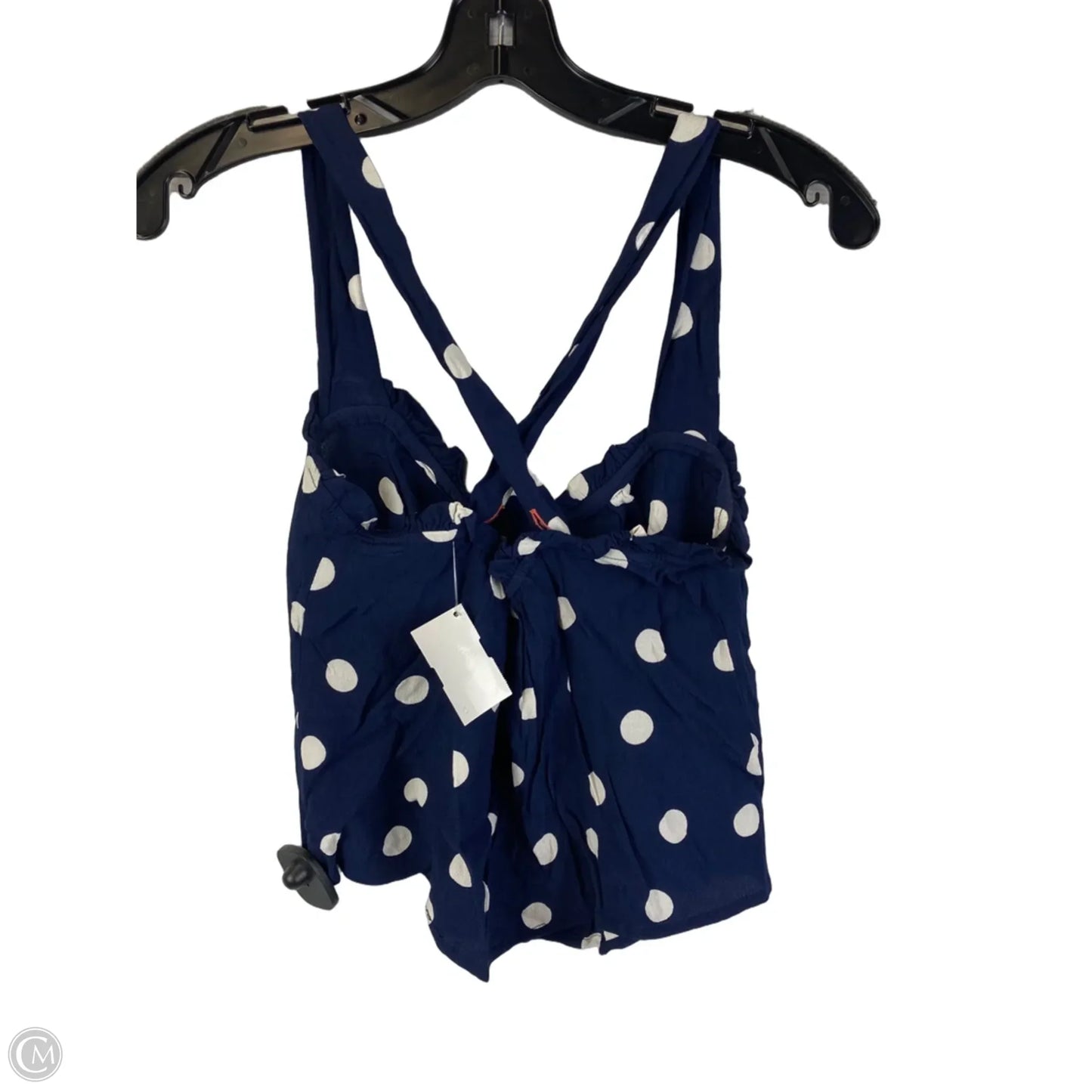 Top Sleeveless By Maeve In Polkadot Pattern, Size: 2