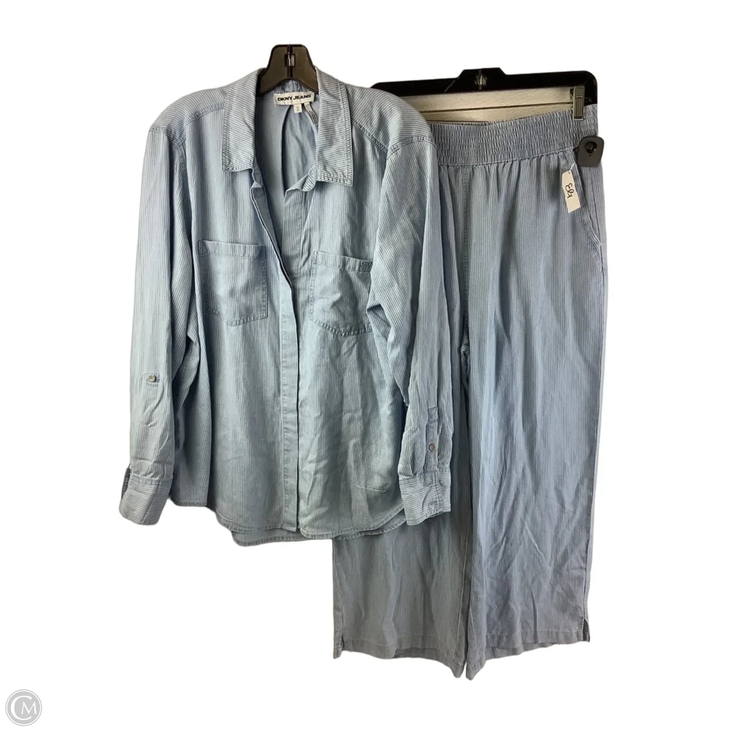 Pants Set 2pc By Dkny In Blue, Size: Xl
