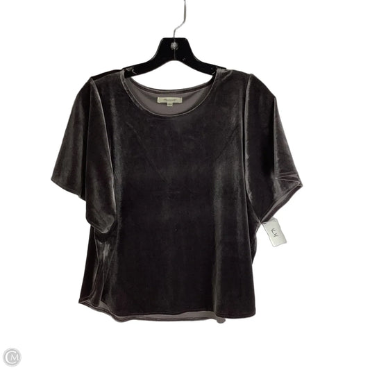 Top Short Sleeve By Madewell In Grey, Size: M