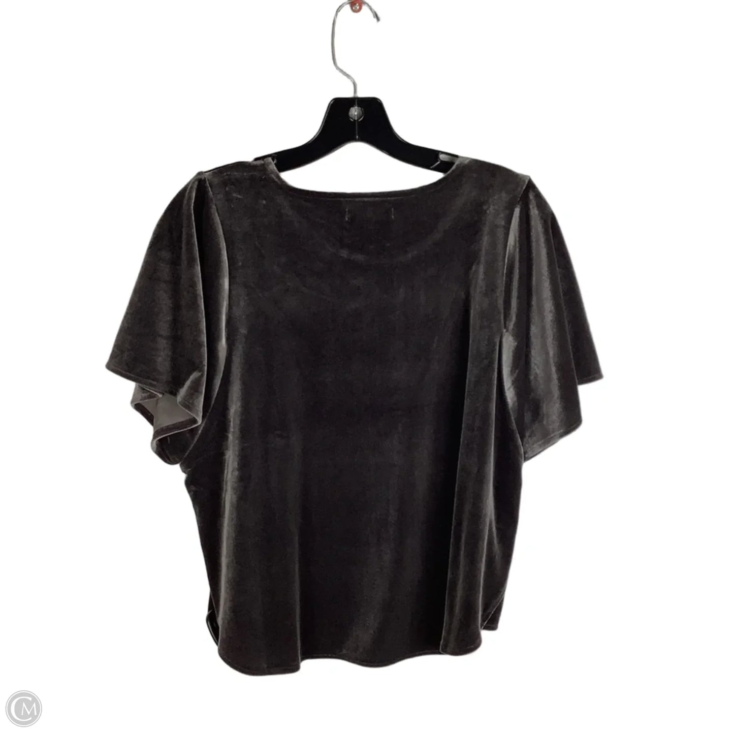 Top Short Sleeve By Madewell In Grey, Size: M