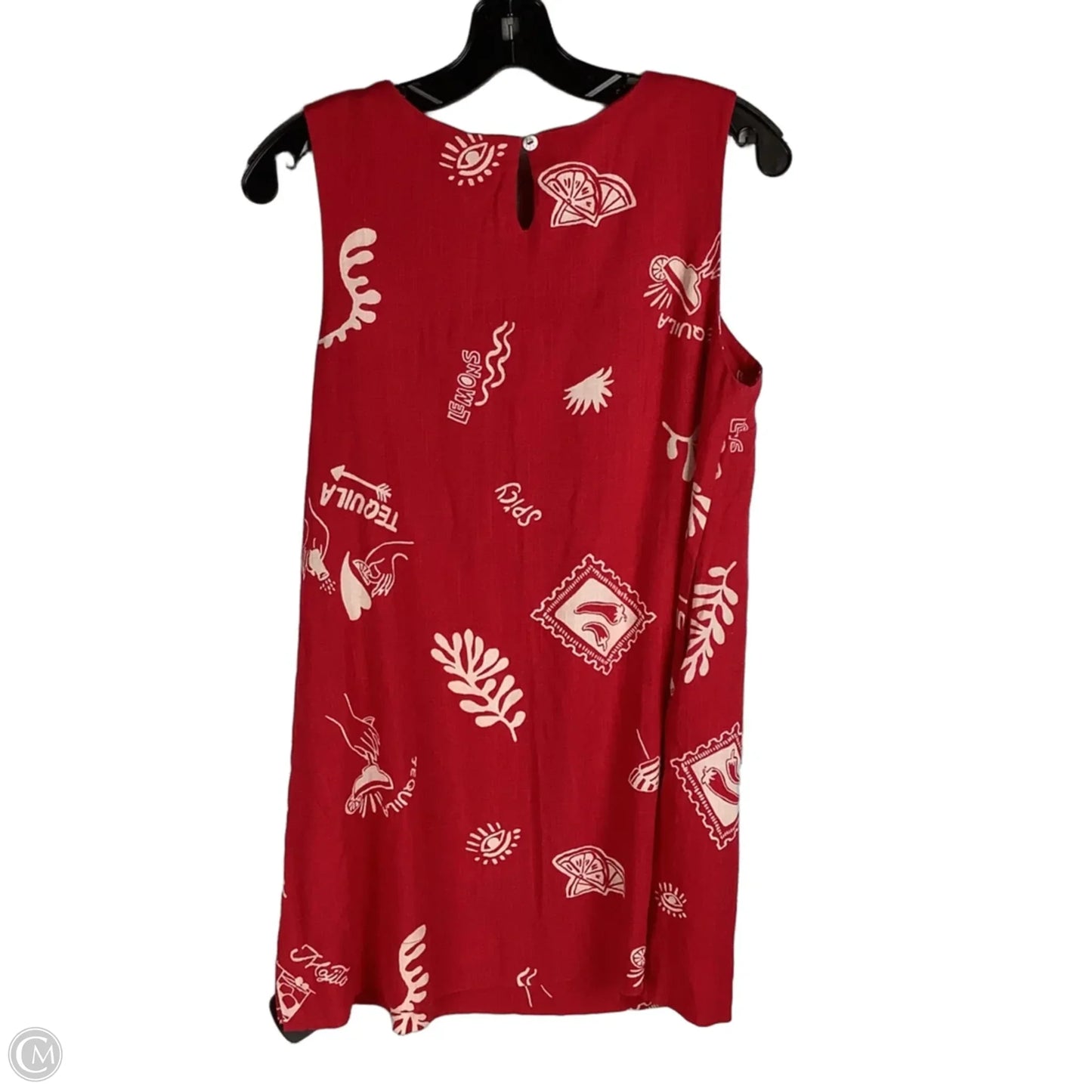 Dress Casual Short By Cmc In Red, Size: S
