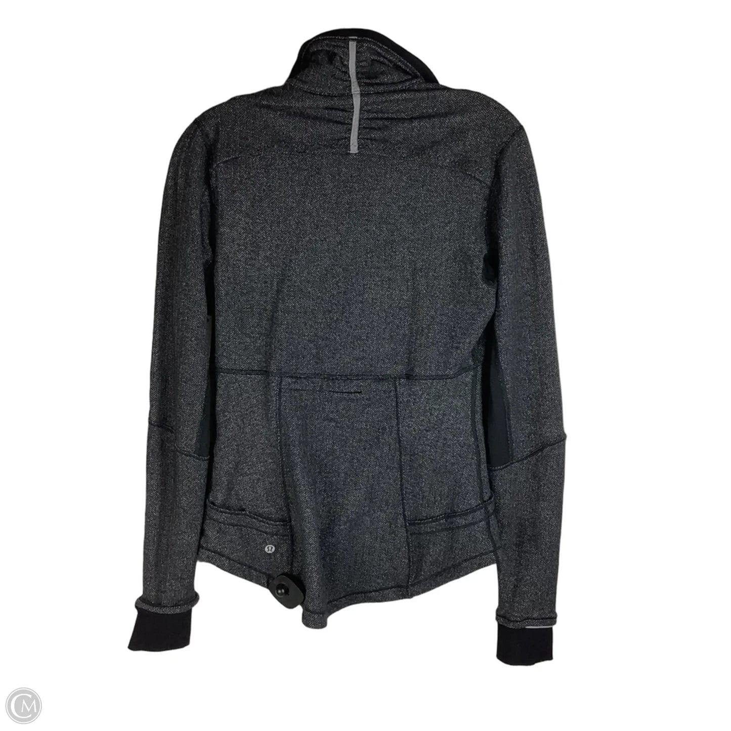 Athletic Jacket By Lululemon In Grey, Size: 8