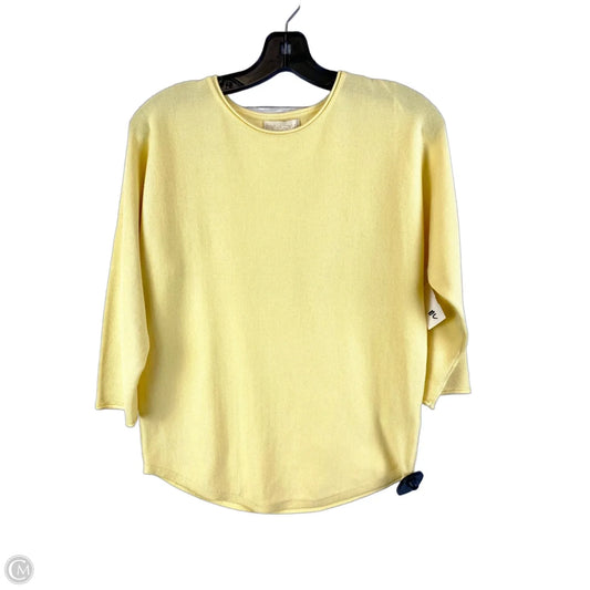 Top Long Sleeve By Cynthia Rowley In Yellow, Size: S
