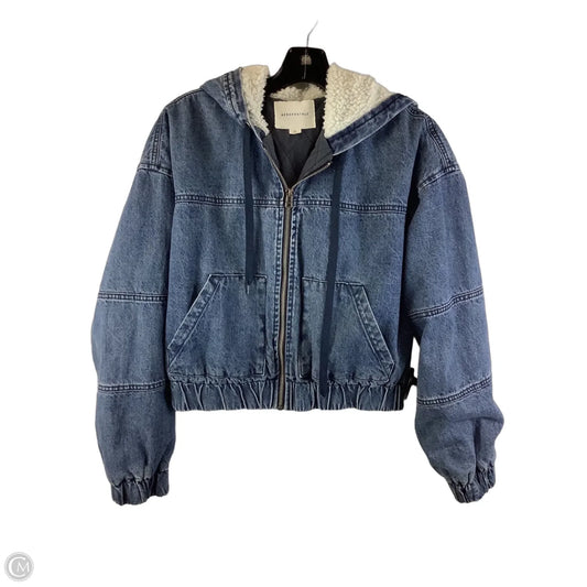 Jacket Denim By Aeropostale In Blue Denim, Size: S