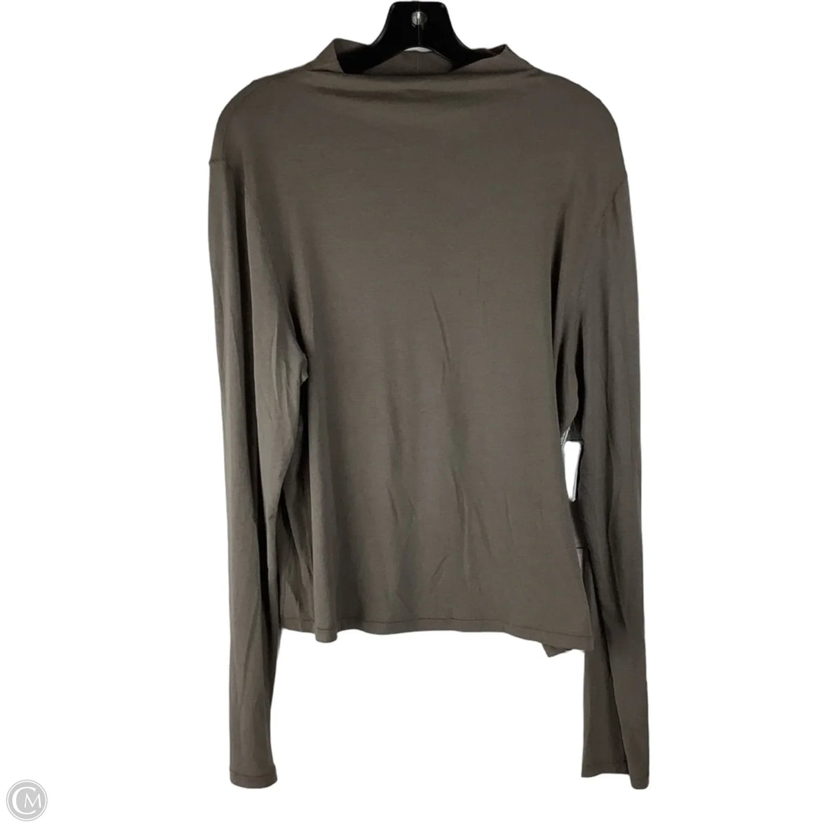 Top Long Sleeve Basic By Gap In Brown, Size: Xl Tall