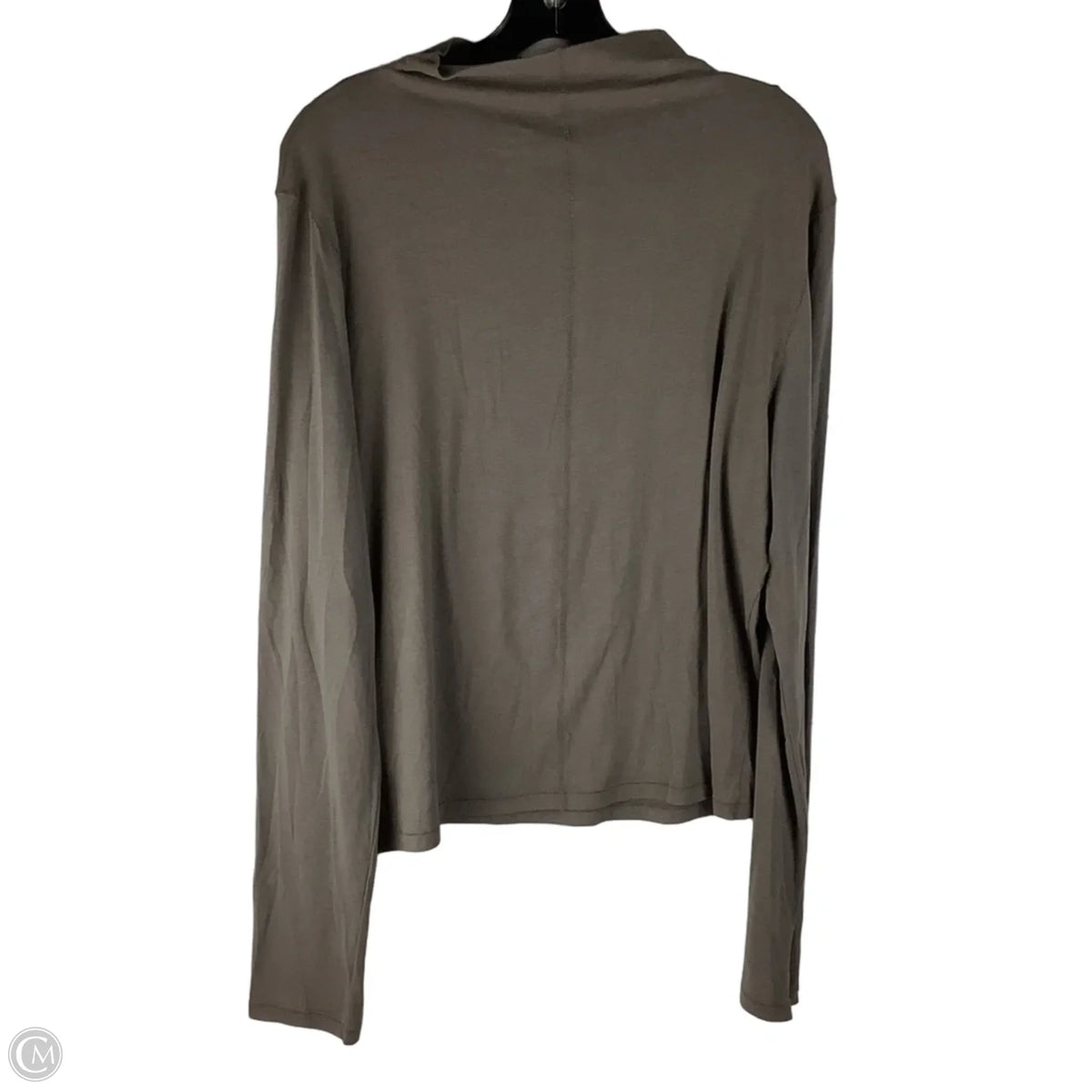 Top Long Sleeve Basic By Gap In Brown, Size: Xl Tall
