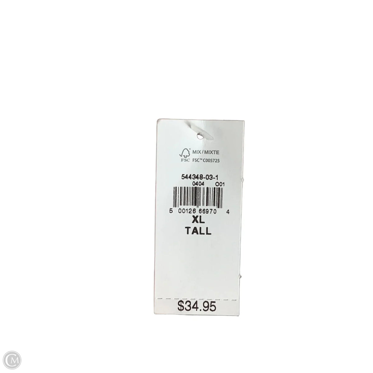 Top Long Sleeve Basic By Gap In Brown, Size: Xl Tall