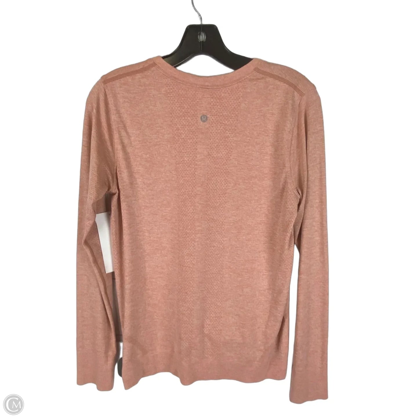 Athletic Top Long Sleeve Crewneck By Lululemon In Peach