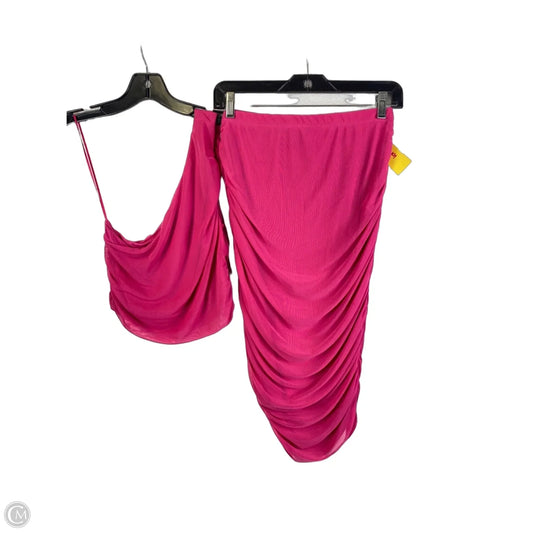Skirt Set 2pc By House Of Harlow In Pink, Size: S