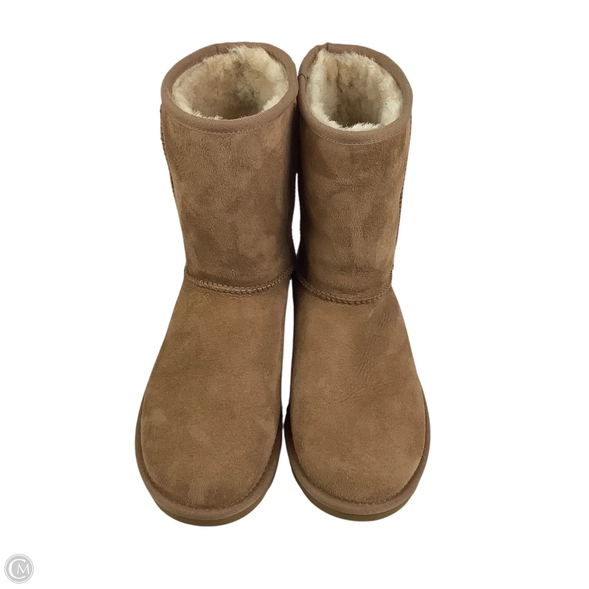 Boots Designer By Ugg In Brown, Size: 9