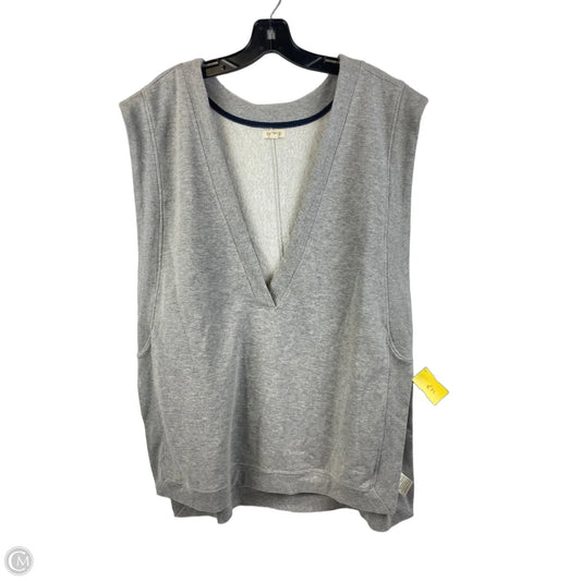 Vest Fleece By Pilcro In Grey, Size: Xl