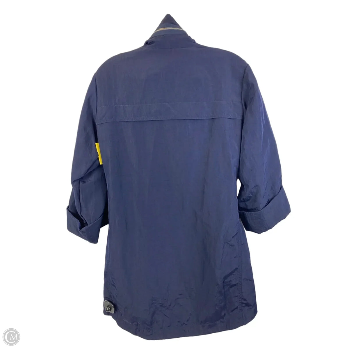 Coat Raincoat By Cmc In Navy, Size: Xs