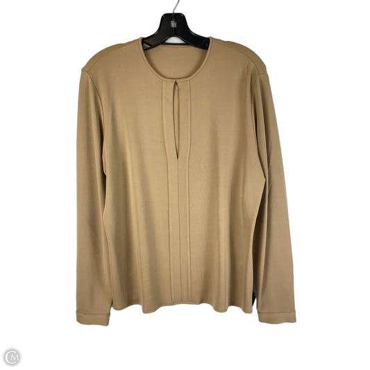 Top Long Sleeve By Ralph Lauren In Brown, Size: 14