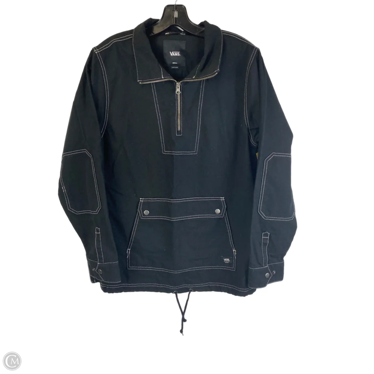 Jacket Denim By Vans In Black, Size: S
