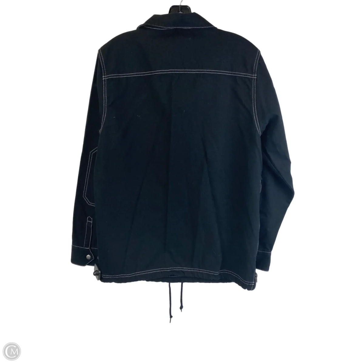 Jacket Denim By Vans In Black, Size: S