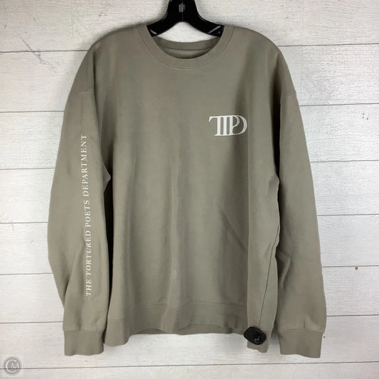 Sweatshirt Crewneck By Taylor Swift In Beige, Size: Xl