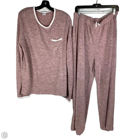 Lounge Set Pants By Xieerduo In Pink, Size: Xl