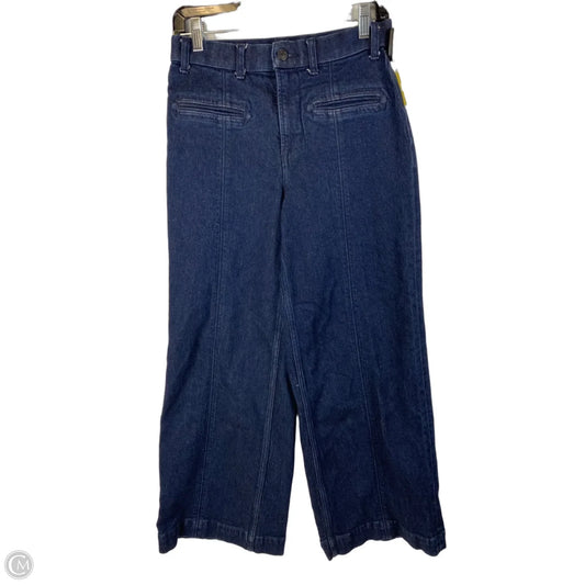 Jeans Wide Leg By Spanx In Blue Denim, Size: M