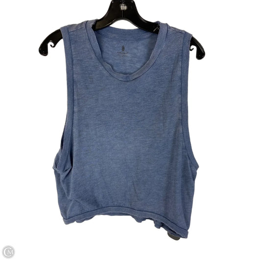 Top Sleeveless By Free People In Blue, Size: S