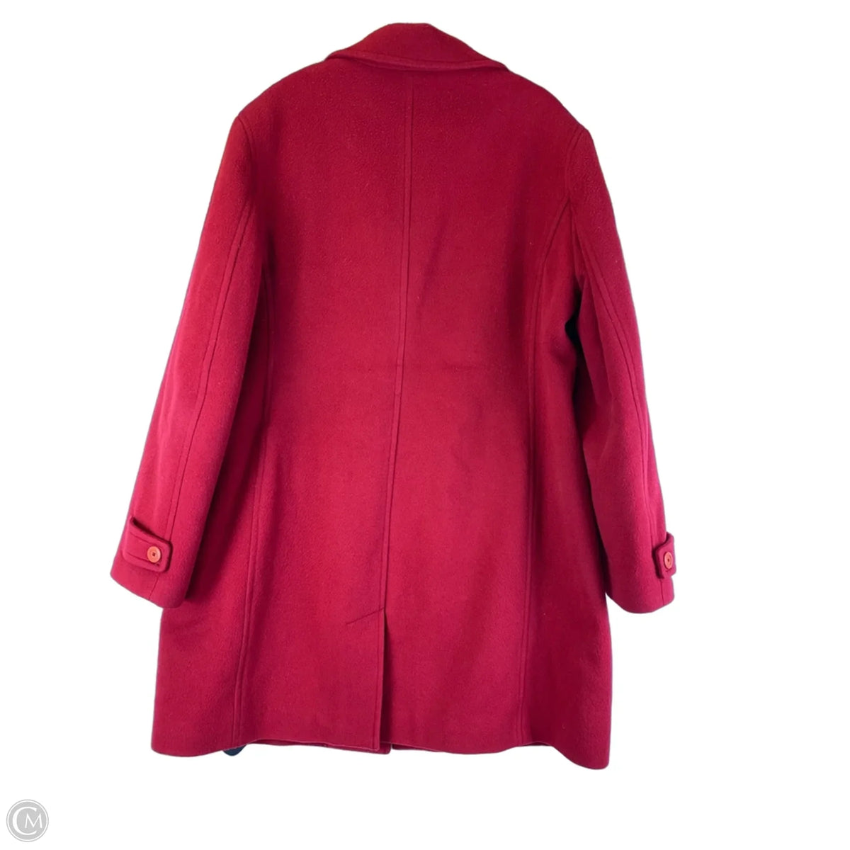 Coat Wool By L.l. Bean In Red, Size: 2x
