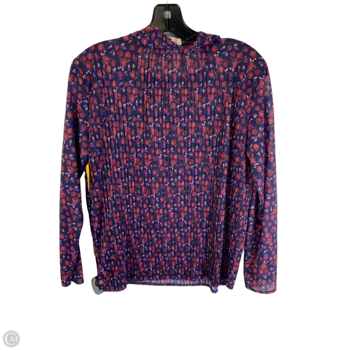Top Long Sleeve Designer By Sandro In Purple, Size: S