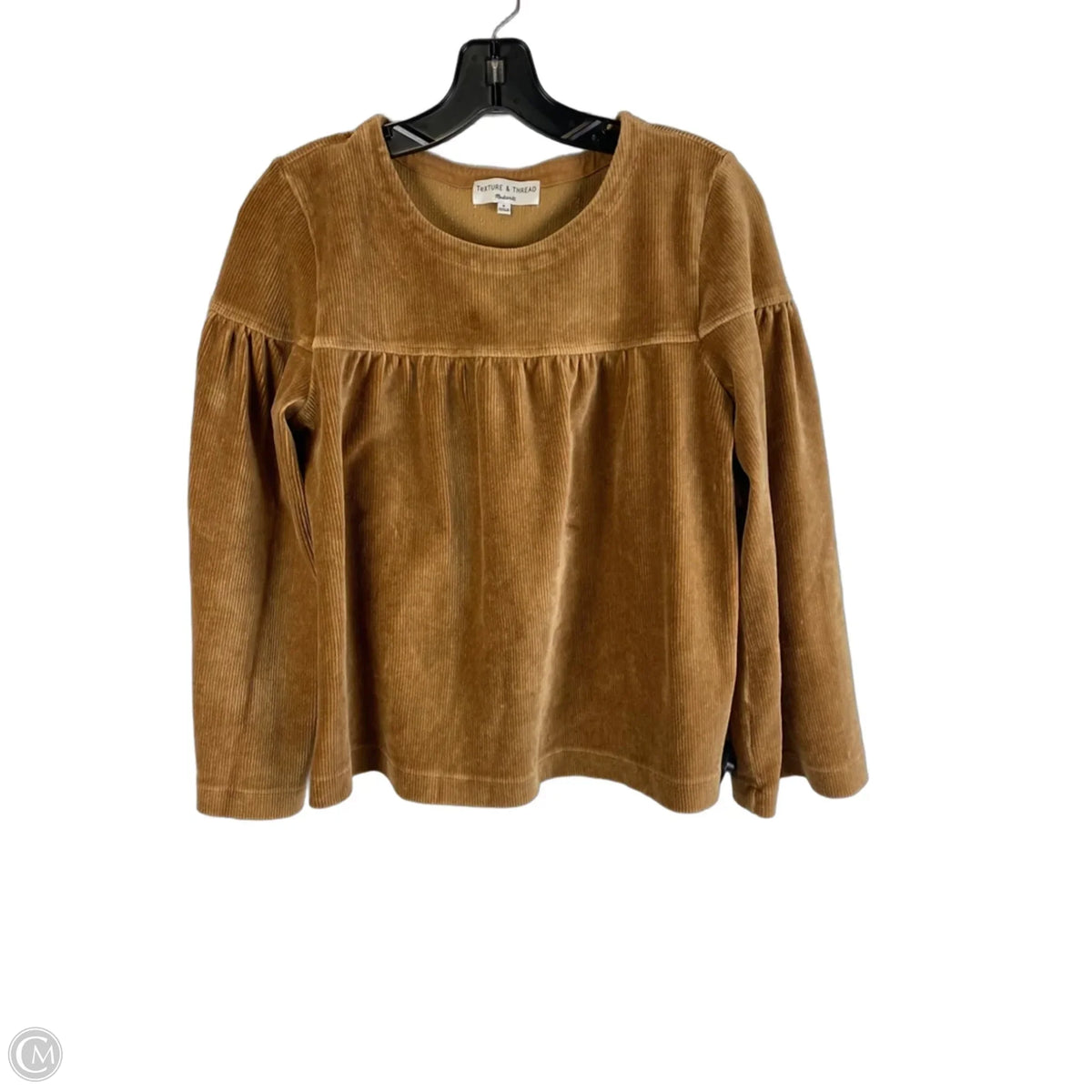 Top Long Sleeve By Clothes Mentor In Brown, Size: S