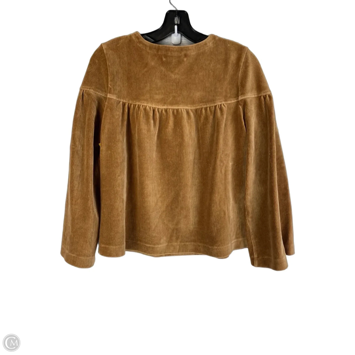 Top Long Sleeve By Clothes Mentor In Brown, Size: S