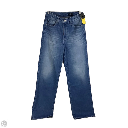 Jeans Wide Leg By Adriano Goldschmied In Blue, Size: 2 (25)