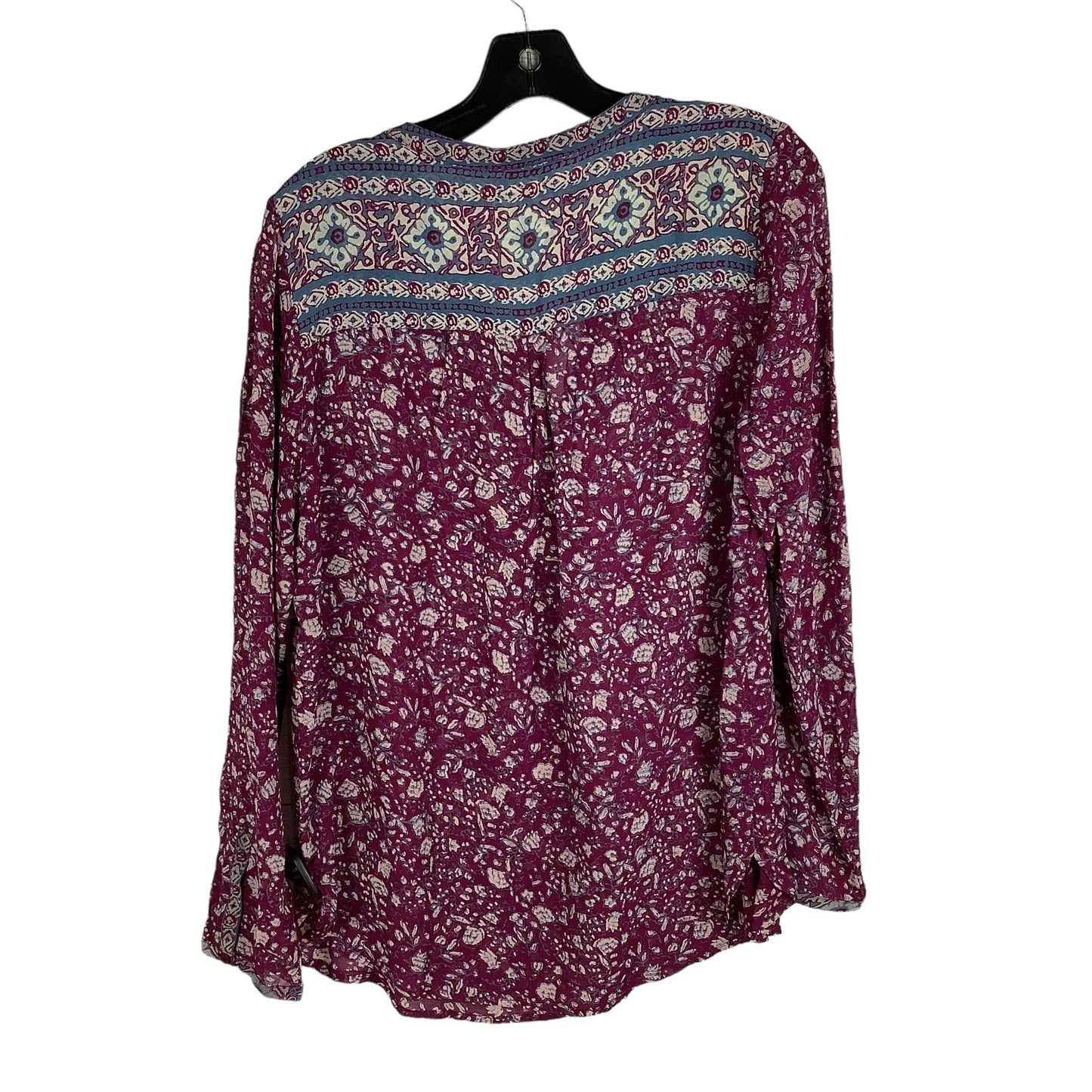 Top Long Sleeve By Lucky Brand In Purple, Size: M