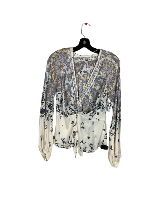 Top Long Sleeve By Free People In Cream, Size: Xs