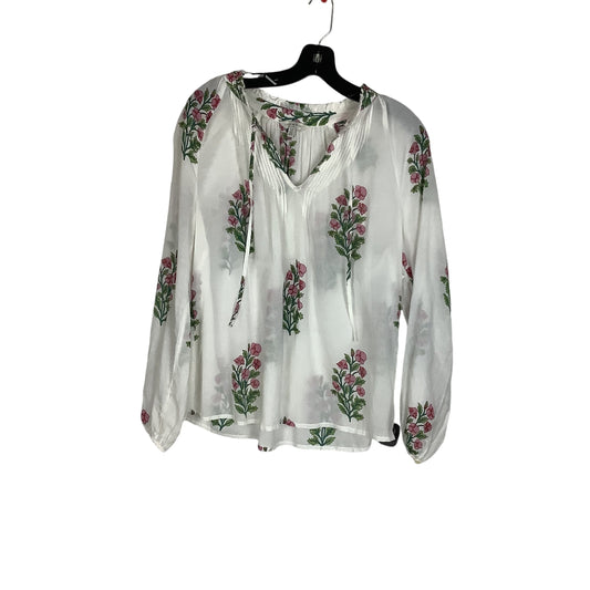 Top Long Sleeve By Lucky Brand In Floral Print, Size: S